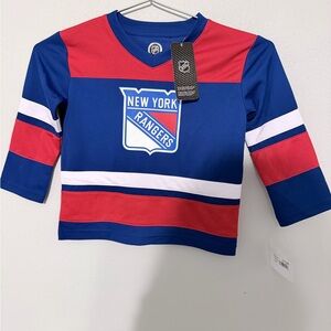 NHL New York Rangers Boys' Youth Jersey long sleeve Boys Size 3T NWT